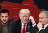 Трамп веде переговори з Зеленським і Путіним перед самітом НАТО в Анкарі Дональд Трамп, Володимир Зеленський та Володимир Путін під час телефонних переговорів.
