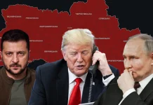 Трамп веде переговори з Зеленським і Путіним перед самітом НАТО в Анкарі Дональд Трамп, Володимир Зеленський та Володимир Путін під час телефонних переговорів.