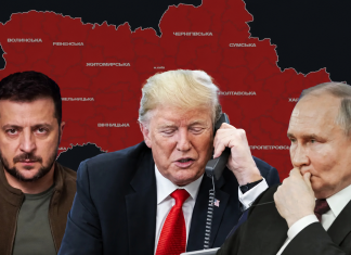 Трамп веде переговори з Зеленським і Путіним перед самітом НАТО в Анкарі Дональд Трамп, Володимир Зеленський та Володимир Путін під час телефонних переговорів.