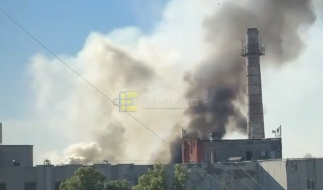 An attack by Ukrainian drones on the Mayak plant in Penza, followed by explosions and a fire. An attack by Ukrainian drones on the Mayak plant in Penza, followed by explosions and a fire.