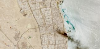 An Iranian attack in Jordan resulted in the deaths of two American soldiers A map of the landscape in Jordan