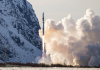 Запуск ракети Ariane 6 на тлі європейського космічного центру