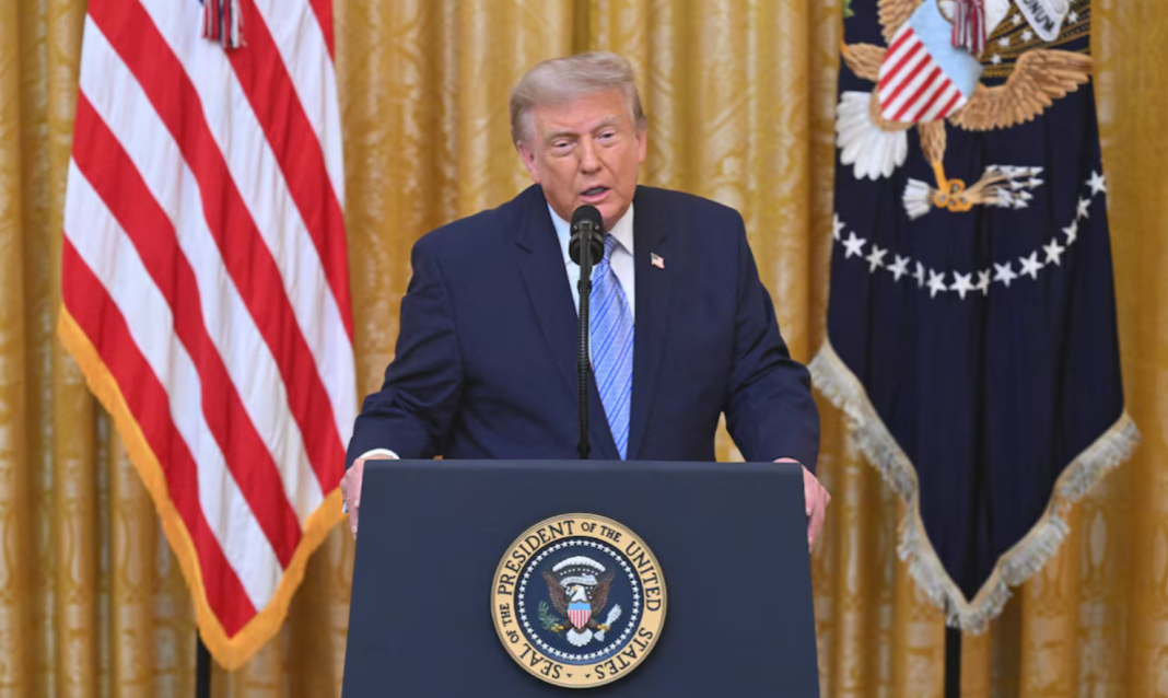 Дональд Трамп під час звернення щодо безпеки виборів у США