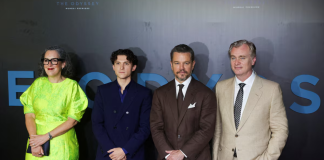 «Nolan’s *Odyssey* grossed $264.1 million over its opening weekend The cast of Christopher Nolan’s film *The Odyssey*