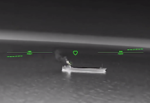 The Unmanned Systems Forces have announced that they have struck seven Russian vessels and air defence installations Судно в Чорному морі під час операції Сил безпілотних систем