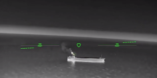 The Unmanned Systems Forces have announced that they have struck seven Russian vessels and air defence installations Судно в Чорному морі під час операції Сил безпілотних систем