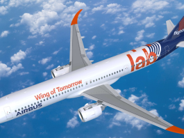 Airbus запустив програму випробувань подовженого крила на A321neo Літак Airbus A321neo в польоті