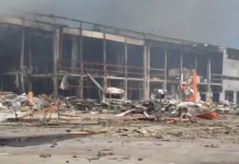 A Russian strike destroyed OKWINE’s central warehouse The OKWINE warehouse in Kyiv was destroyed following a Russian attack.