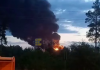 Пожежа в районі російського НПЗ «НС-Ойл»