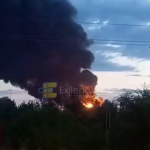 The defence forces struck the «NS-Oil» refinery»