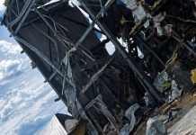 The Russians destroyed a crisps and snacks factory in Pavlohrad A snack factory in Pavlohrad destroyed by a Russian strike