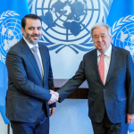 Guterres arrived in Syria on the first visit by a UN Secretary-General since 2009