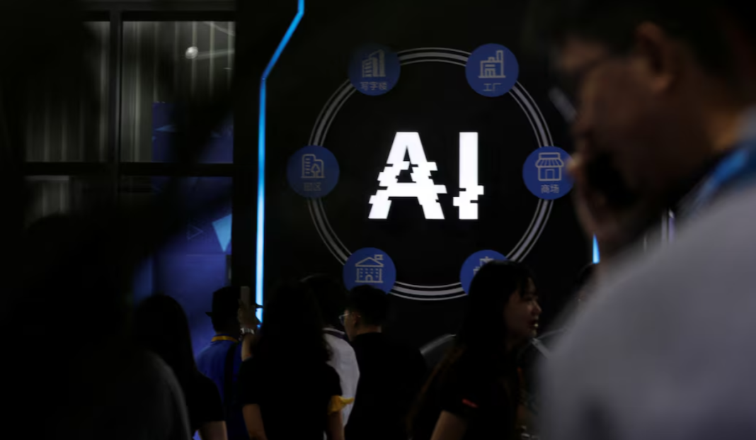 An illustration of the rivalry between the US and China in the field of artificial intelligence