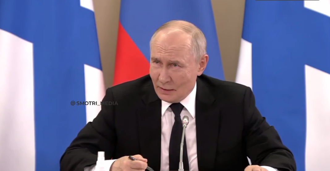 Vladimir Putin, 26 July 2026 Vladimir Putin during his speech