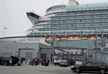 A norovirus outbreak on the Ruby Princess cruise ship in the US.