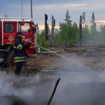 Fires have broken out again in the Chernobyl exclusion zone; the blazes have been contained