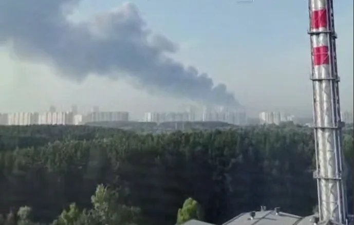 Пожежа на великому 3PL-складі в Московській області