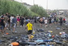 Іспанія стягує армію та спецназ до Сеути через наплив мігрантів Вид на прикордонну зону іспанського анклаву Сеута
