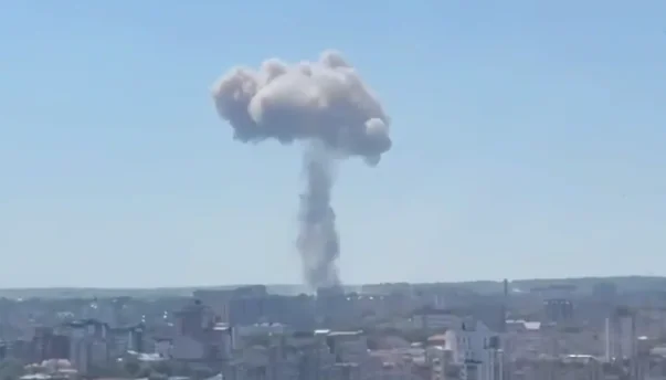 Вибух Вибух поблизу полігону на Хмельниччині