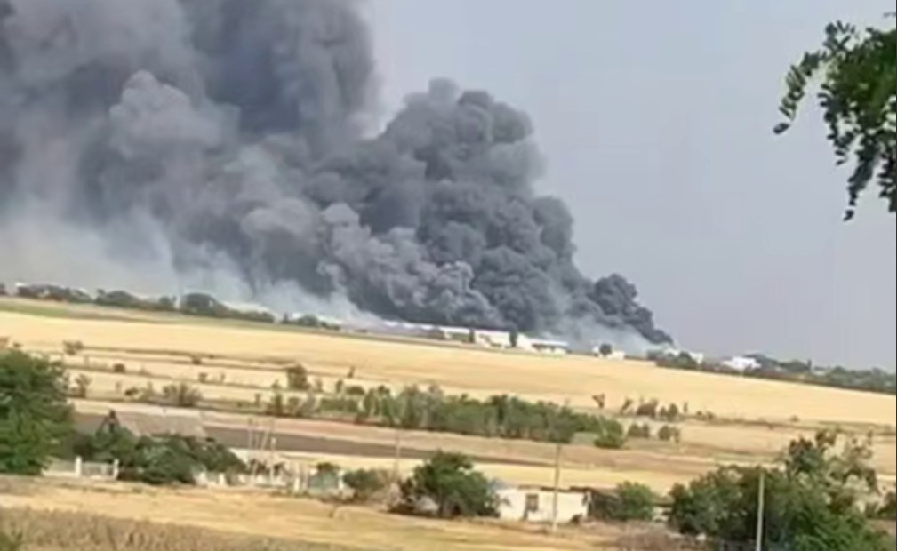 Air strike on the Avangard poultry farm in the Kherson region Air strike on the Avangard poultry farm in the Kherson region