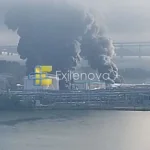 Дрони атакували порт у Санкт-Петербурзі: палає нафтовий термінал