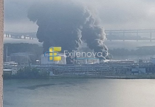 Drones have attacked a port in St Petersburg: an oil terminal is on fire Fire at an oil terminal in St Petersburg following a drone attack.