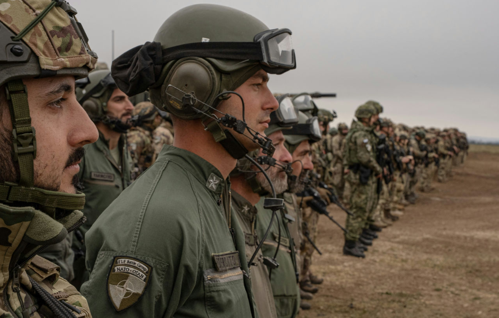 A Bundeswehr combat brigade in Lithuania as part of NATO’s new strategy. A Bundeswehr combat brigade in Lithuania as part of NATO’s new strategy.