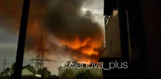 Two strategic power substations in Crimea have come under attack An attack on power stations in Crimea has caused fires to break out.