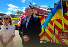The UK has donated 169 fire engines to Ukraine for the State Emergency Service Fire and rescue vehicles donated by the United Kingdom to Ukraine.
