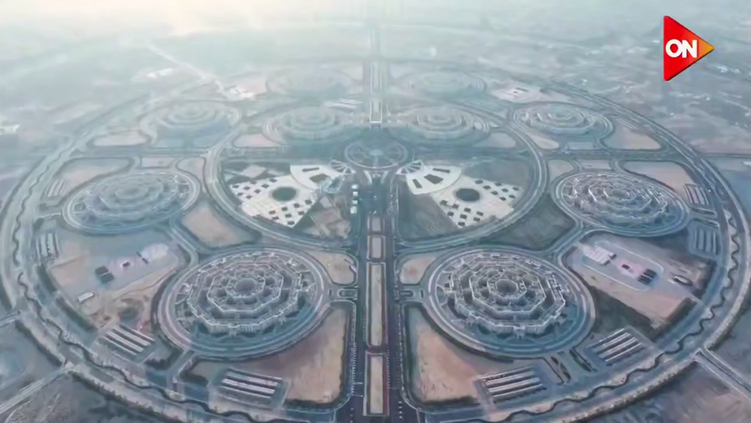 The «Octagon» military headquarters in Egypt is the largest in the world.