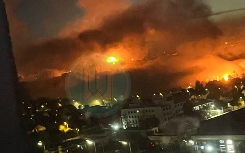 A massive attack on Kyiv: the aftermath of the bombing, fires and destruction. A massive attack on Kyiv: the aftermath of the bombing, fires and destruction.