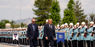 NATO Summit in Ankara: Trump criticises allies once again Donald Trump and Recep Tayyip Erdoğan at the NATO summit in Ankara.