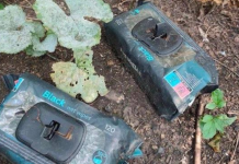 Замасковані міни загрожують безпеці на Херсонщині Упаковки вологих серветок, у яких маскують міни.