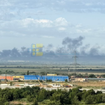 A factory in Azov that manufactures optoelectronic systems for the Russian armed forces has been attacked
