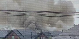 In Hatne, lightning struck the roof of a house — thick smoke billowed into the air Lightning struck a house in Hatne