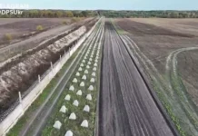Ukrainian border guards are setting up a «buffer zone» on the border with Belarus Defensive fortifications on the Ukrainian-Belarusian border featuring «dragon’s teeth» and an anti-tank trench