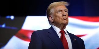 Donald Trump at a public event