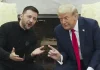 Володимир Зеленський і Дональд Трамп під час офіційної зустрічі