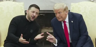 Володимир Зеленський і Дональд Трамп під час офіційної зустрічі