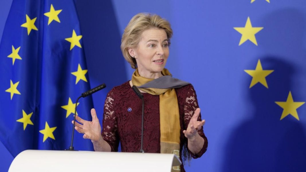 Ursula von der Leyen Ursula von der Leyen has arrived in Kyiv for talks with Ukraine