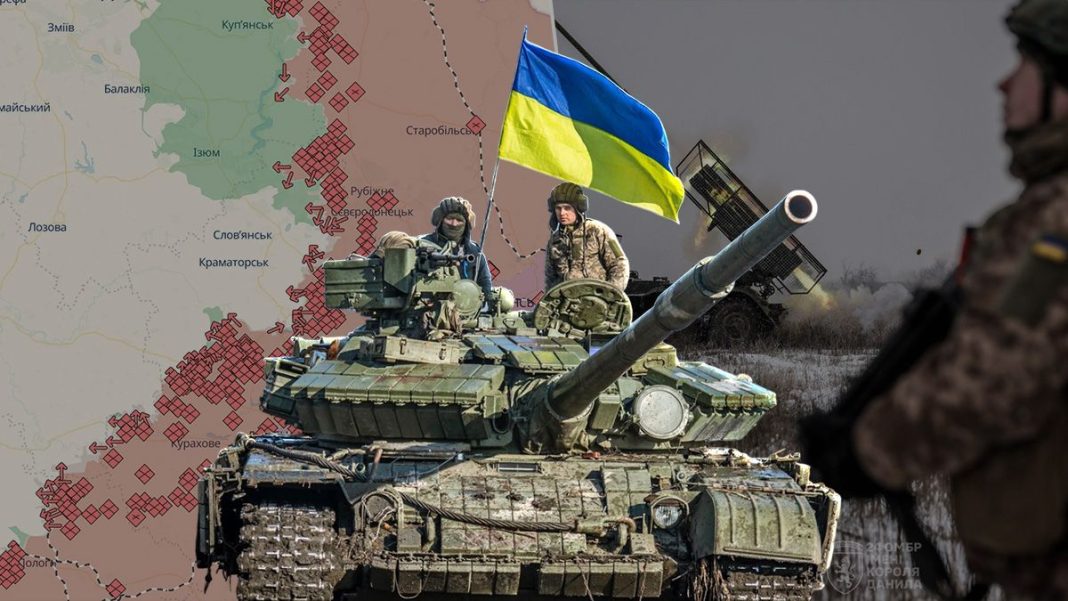 Ukrainian soldiers at their posts whilst on duty at the front Ukrainian soldiers at the front