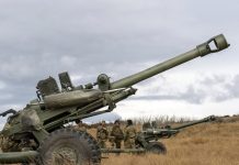 BAE is to transfer technology for the L119 test gun to Ukraine The L119 105 mm light gun being towed