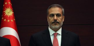 Сибіга анонсував візит Хакана Фідана до України 15 липня Міністр закордонних справ Туреччини Хакан Фідан під час офіційного заходу.