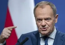 Прем’єр-міністр Польщі Дональд Туск під час виступу