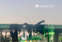 The Russian army attacked five petrol stations in the Dnipropetrovsk region An attack on a petrol station in the Dnipropetrovsk region: the aftermath of shelling by the Russian army.