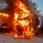 Понад 10 автівок згоріли після атак РФ на Дніпропетровщину