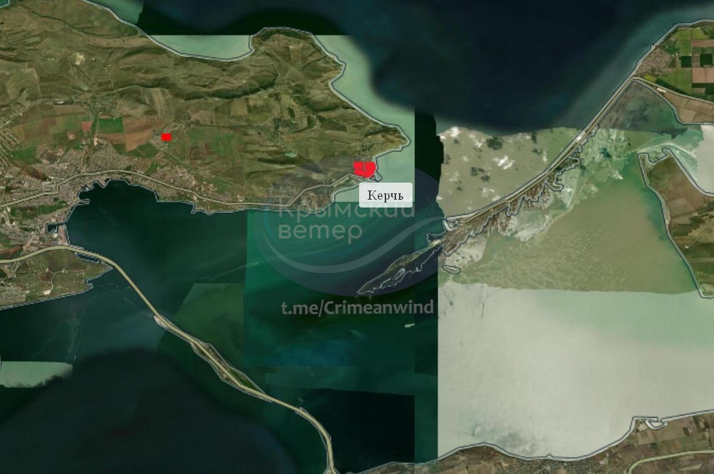 Fire at the «Crimea» ferry terminal in Kerch following a drone attack. Fire at the «Crimea» ferry terminal in Kerch following a drone attack.