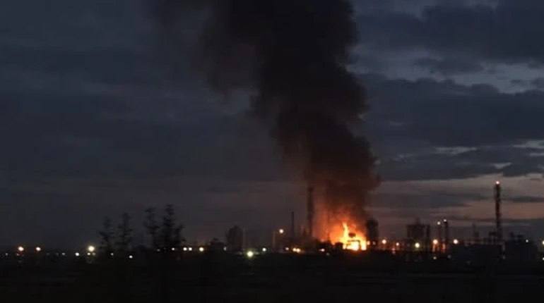 Атака дронів на газовидобувний об'єкт Нафтогазу на Полтавщині. Атака дронів на газовидобувний об'єкт Нафтогазу на Полтавщині.
