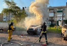 Росія вночі атакувала Краматорськ і Слов’янськ: палали будинки та ТЦ Пожежа в Краматорську після російського обстрілу
