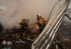 Росія атакувала Київ балістикою: постраждали 10 людей Пожежа в Києві після атаки